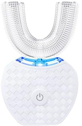 SensePro 360 Grad Schallzahnbürste – Vollautomatische 30 Sek. Zahnreinigung, 360° Ultraschall-Reinigungseffekt, Antibakterielles Mundstück, Zahnaufhellung & Verbesserte Mundgesundheit (Weiß)