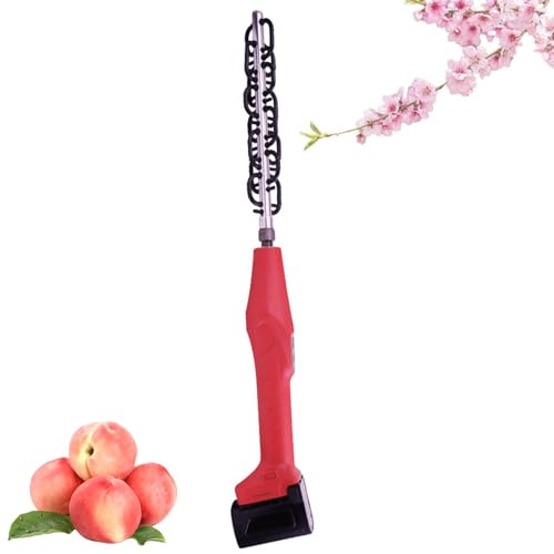 Outil Électrique D’Éclaircissage Des Fleurs 8000RPM, Éclaircisseur Sans Fil Pour Arbres Fruitiers, 4 Vitesses Réglables Et Fonction Réversible, Sécateur De Verger Pour Pêche Abricot Prune Et Cerise