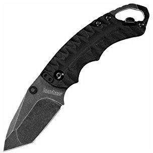 2.6 Stainless Steel Blade Pocket Knife | Kershaw Shuffle II 8750TBLKBW Blackwash