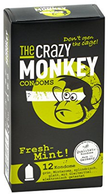 Die Crazy Monkey fresh-mint Kondome – 12