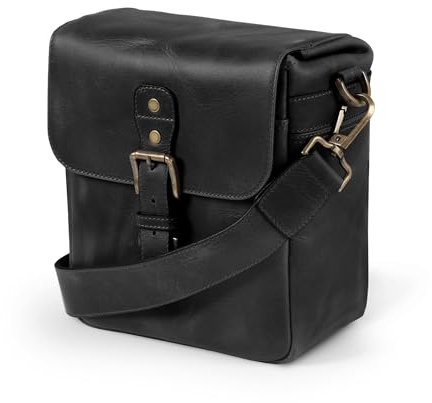 MegaGear Klassisch, Vintage, Umhängetasche, schwarz
