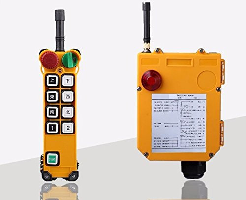 GOWE F24-8S, 24 V, 36 V, 48 V, 220 V, 380 V, telecomando industriale senza fili per verricello elettrico sollevatore sollevatore carrello sollevamento overh colore: 380 V trifase