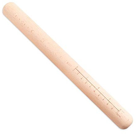 DCMIN Professionista Legno Mattarello, per Pasta Zuccherata Sfoglia Frolla Pizza (Size : 30cm)