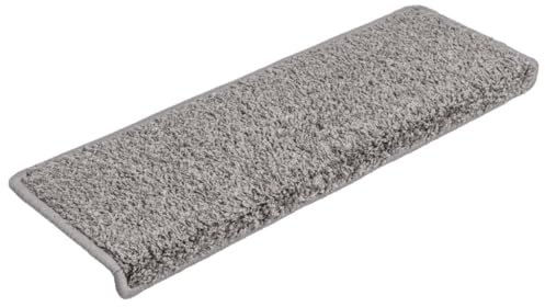 vidaXL Stufenmatten 15 STK. 65x21x4 cm Grau Rechteckiger Rand