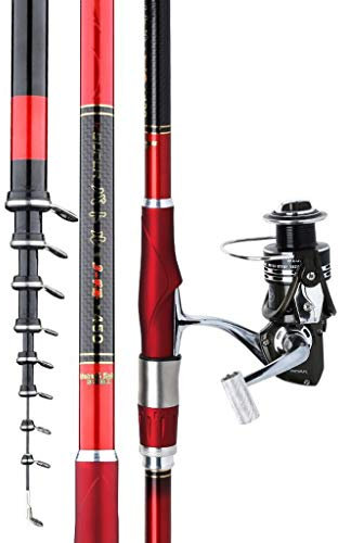 caihuashopping Angelrute Profi Rocky Angel-Set Hand und Meer Dual-Use-Langer Abschnitt Rocky Rod Carbon-Super Hard und Ultra Light Fishing Seerod Angeln Rute (Size : 3.6 Meters)