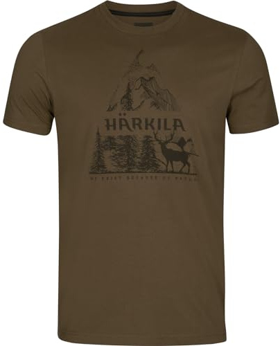 Härkila Nature S/S t-Shirt | Professional Hunting Clothes & Equipment | Scandinavian Quality Made to Last | Willow Green, L