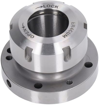 Mandrini a Pinza per Fresa, ER40 D80mm Mandrino Portapinze, Adattatore Mandrini a Pinze per Torni, Fresatrici, CNC Incisione Macchine