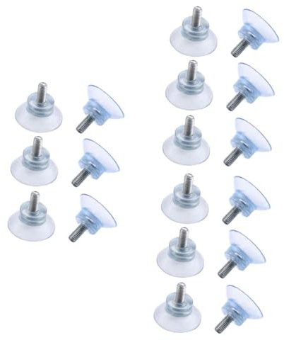 Warmhm 3 Sätze Anti-kollisions-saugnapf Fenstersauger Kercher Saugnapf Mit Schrauben Für Dekoration Für Küche Platte Aufhänger Möbel Pvc- 6 Stück * 3