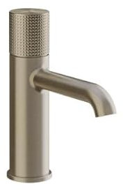 Gessi Habito 70402 - Miscelatore monopulsante per lavabo, senza scarico, beccuccio 131 mm, CESELLO 70402, colore: effetto Finox