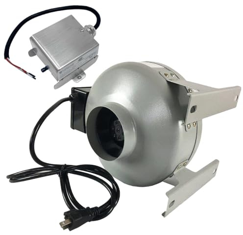 Tjernlund M-4DBT Automatic Dryer Duct Booster Exhaust Fan for Clothes Dryers