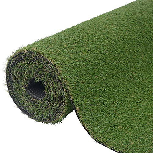 Mokuyary Gazon artificiel - 1 x 2 m / 20 mm - Vert - Tapis d'herbe en plastique - Pour balcon et jardin - Tapis pour l'extérieur