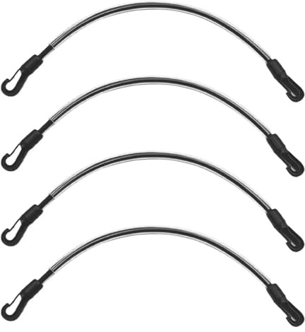 Fenayuu Schwanzriemen für Pferdedecken - 4-teiliges elastisches Reitbedarf Zubehör - Pferdedecken Schweifriemen | für Trainer Stallpersonal Reitschule Ranch