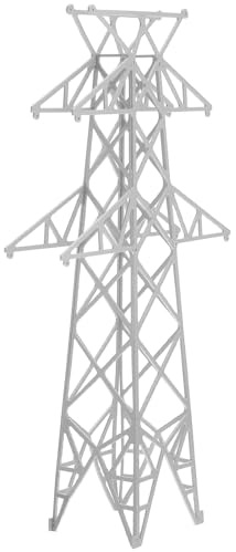 CALLARON Accesorios para Maqueta de Tren 1/160 Escala, Modelo de Torre Eléctrica en Abs para Dioramas, Material DIY para Construcción de Escenas en Miniatura y Paisajes Ferroviarios