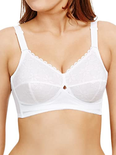 Berlei Women's Classic Full Cup Bra Everyday, Opaque, White, 38D