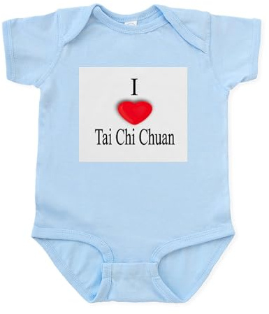 CafePress Tai Chi Chuan Infant Creeper Cute Infant Bodysuit Baby Romper Sky Blue