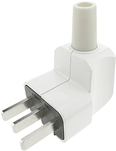 BeMatik - Clavija de Enchufe 25A 2P+T para hornos y cocinas de Color Blanco
