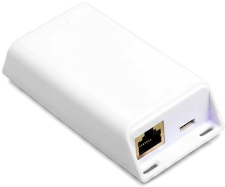 PoE Texas GAT-USBC-REV2 | Konvertiert PoE+ zu USB Typ C kompatibel mit 12,9 Zoll iPad Pro und mehr | konvertiert POE in 5 V, 9 V, 12 V, 15 V oder 20 V mit unterteilten Gigabit-Daten