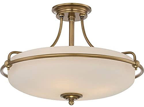 Licht-Erlebnisse Elegante Deckenleuchte ASPERO in Messing Creme 4-flmg Premium Jugendstil Design Lampe Wohnzimmer Esszimmer