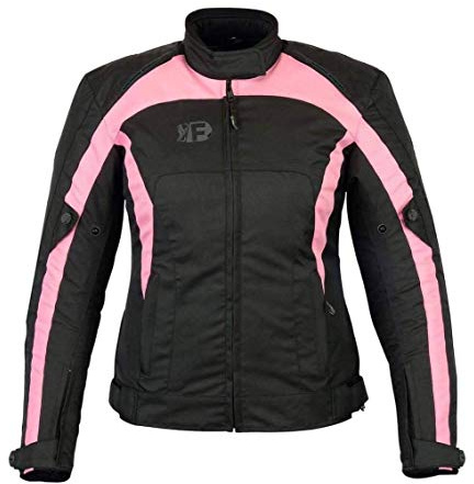 FREEDAY CHAQUETA DE MOTO INVERNO MUJER NEGRA/ROSA