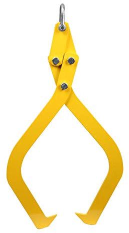 Wiltec Pinza forestale per legna e tronchi fino a 700 mm 500 kg di forza di trazione 2 artigli