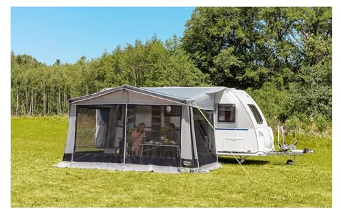 Berger | Set de Moustiquaires pour Auvent Sirmione-L 4 m | Moustiquaire Porte Fenetre Camping Car | Moustiquaire Fenetre Caravane | Tente de Toit Anti Moustique | 400 x 250 cm