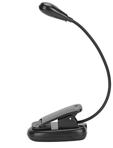 Topyond LED-Klemmleuchte, um 360 Grad Drehbare Schreibtischlampe Für Schüler, Schwanenhals-Leseklemme, Nachttischlampe, Geeignet Für Arbeitszimmer, Flexibel Und Bequem
