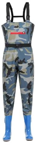 Wansiman Wathose,FischTeich Anglerhose,Wathose Damen,Teichhose,Wathose Anglerhose,Jagd Wathosen,rutschfest Wathosen,Kniepolster,wasserdichte,Atmungsaktive,Strapazierfähige Hosenträger,Für Bauernhöfe