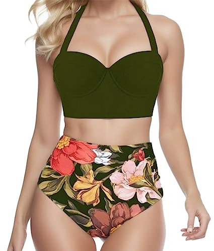 WILLBEST warme unterwäsche Damen Body schwimmhilfe ausgefallene Bikinis Bikini Damen blau Bikini schwarz Bademantel mit Kapuze Monokini Bikinihose high Waist probadent Badeanzug