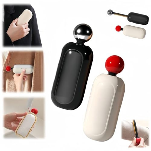 2-in-1 Washable Lint Roller, Portable Washable Lint Roller, Roller Cover Dustproof Washable Lint Remover, Reusable Mini Lint Roller Pet Hair Remover, for Furniture, Dog & Cat Hair (A)