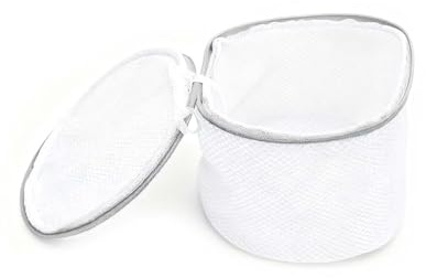 3 Pezzi Sacchetti Lavatrice Riutilizzabili, Rete Portabiancheria Grande per Lavatrice con Chiusura Lampo, Sacco Portabiancheria da Viaggio con Manici 50 x 60 cm 17 x 15 cm