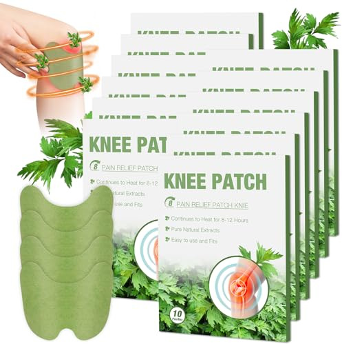 FENGQ 120 Stück Pain Relief Patch, Wärmepflaster, Schmerzpflaster Knie, Schmerzlinderung Patch, Selbstklebende Wärmepflaster Schmerzlinderungspflaste für Knie, Rücken, Nacken und Muskelkater