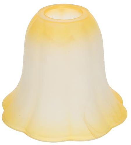 KOMBIUDA Abat Jour Verre Forme de Cloche pour Suspension Vintage et Facile à Installer Compatible avec Lampes de Table Chevet pour Salon et Chambre