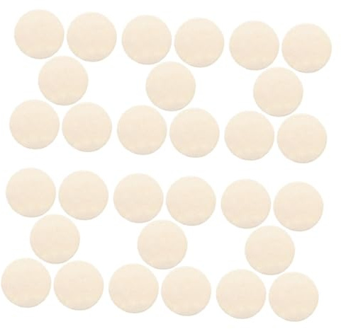 SOPOTUTU Lot De 30 Éponges Nettoyantes En Luffa Pour Visage Exfoliantes Et Naturelles Beiges