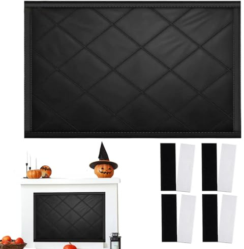 Magnetic Fireplace Cover - Thickened Fireplace Draft Cover | Fireplacce Blanket for Heat Loss | Proof Screen | for Home Apartment Living Room Winter Evening Family Gatherings Holiday