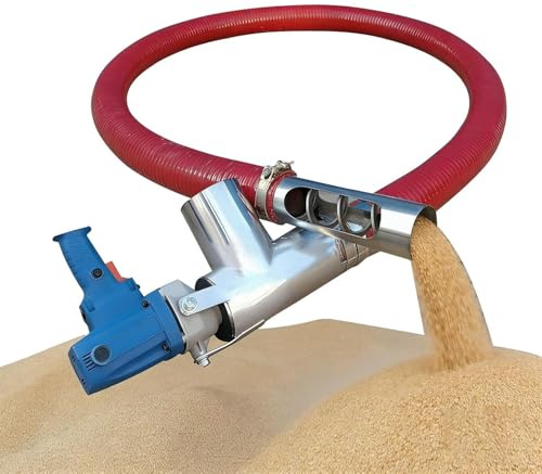 Machine d'aspiration de grain portable pour le transport de matériaux granulaires et de ciment de sable