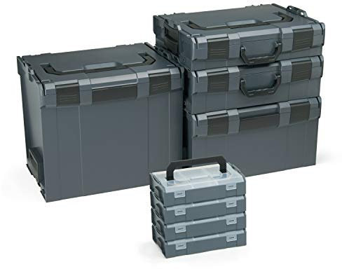 L-BOXX Sortimo L-Boxx Set Starterpaket 4 anthrazit