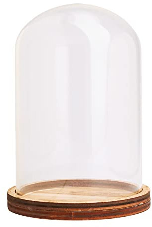 Cloche en verre avec socle VBS, remplissable