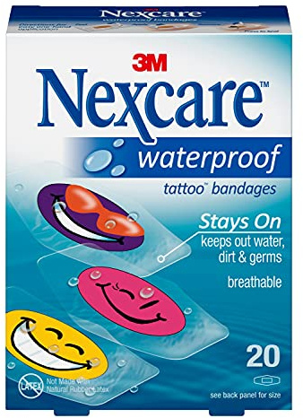 Nexcare Waterproof Bandages, Cool Collection, Designs, Fun, For Kids, Cuts, Abrasions, 20 Count