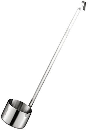 LOVIVER Langer Griff Wein Dipper Sauce Schöpflöffel Flachen Boden, 500ml