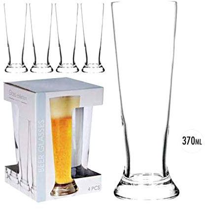 Bierglas set 4 stuks 37cl