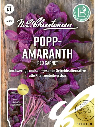 Popp- Amaranth Red Garnet Samen, Saatgut