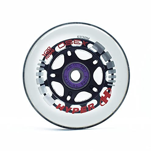Beleuchtet Roller Skate Räder 84mm 84A Hohe Rebound Inline-Skates-Rad-Fit-Anwendung für PowerSlide für MPC-Fit-Verwendung für CityRun Blue Silver Pink Black Speed ​​Race Skating 8 PCs/Lot Roller Ska