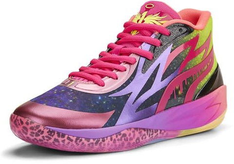 PUMA Mens Mb.02 Be You Scarpe Da Pallacanestro - Viola, Rosa, 44 EU