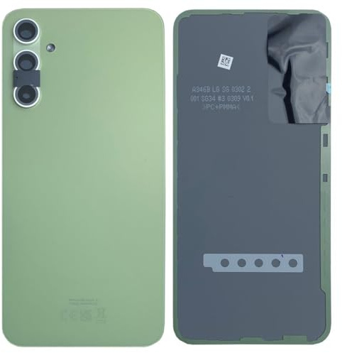 Originale Coperchio della Batteria, Parte Posteriore, Coperchio della Batteria per Samsung Galaxy A34 5G (Verde) /Obiettivo della Fotocamera/Pellicola Adesiva