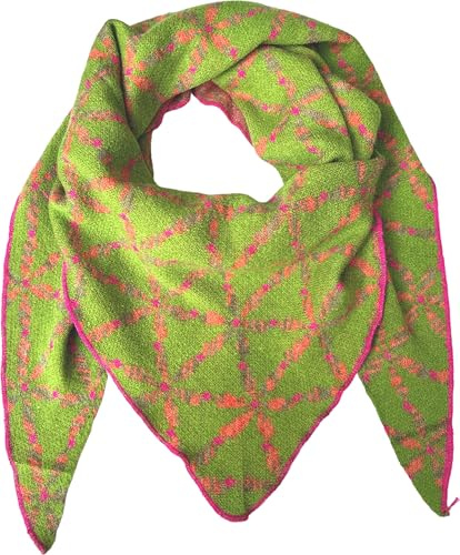 FASHION YOU WANT XXL Schal flauschig schal-tuch damen dicker dreieckstuch groß Wolle BLUME Farben kuschelig