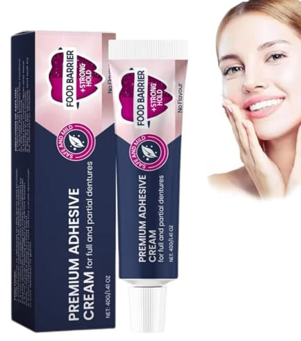Secure Denture Glue,Adhesive Cream for Dentures,Thermoplastic Denture Adhesive Cushion, Adhesive for Teeth Denture,Soft Denture Kit,Glue for Dentures (1 Pcs)