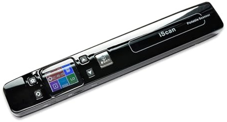Scanner de Livres pour appareils Photo de Document Mini Scanner Portable de Documents et d'images A4, Scanner Portable Haute Vitesse 1050 DPI JPG/PDF for Usage Scolaire et Professionnel Polyvalent et