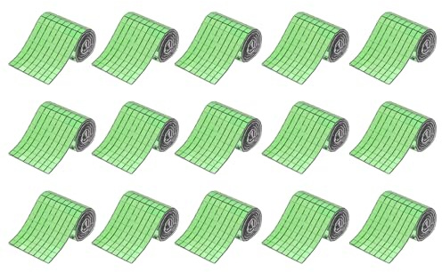 QUARKZMAN 7200 PCS Carreaux De Miroir En Verre Disco Ball Autocollants Carreaux De Mosaïque Miroir Vert 5 x 5mm Pour Disco Ball, DIY Craft, Décoration KTV 15 Feuille