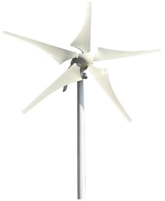 Aerogenerador, generador de viento de 1000 W, 1500 W, 2000 W, energía alternativa, molinos de viento, alternador de 12 V, 24 V, 48 V, aerogenerador, kit de aerogenerador (monocolor, 1500 W, 5 aspas)