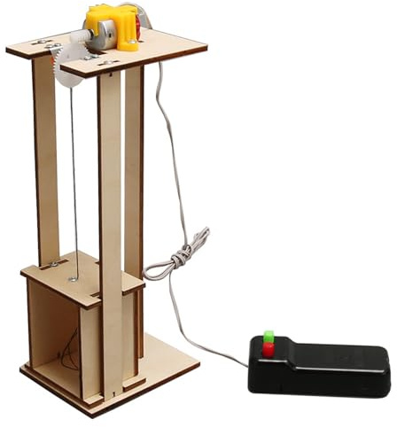 Kit Scientifico Per Elevatori Elettrici, Modello Elettrico Fatto A Mano - Progetti A Stelo In Legno Per Bambini | Scientifici Bambinni, Giocattolo In Ascensore, Kit, Costruzione 'ascensore
